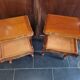 Pair of Louis XV style cherry bedside table
