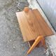 Scandinavian coffee table feet compass 1970