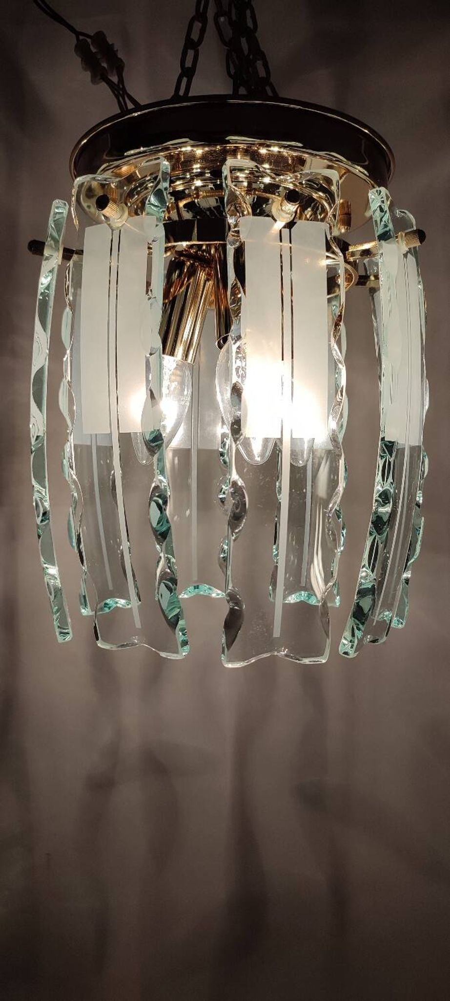 Lampe cristal. Espagne, années 1970.