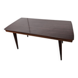 Table Mid Century en stratifié palissandre