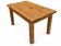 Old farmhouse table in solid oak, 120 cm