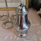 Antique English silver-plated condiment server