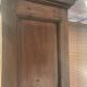 Antique tradesman's cupboard in walnut – mesh pantry – 19th century