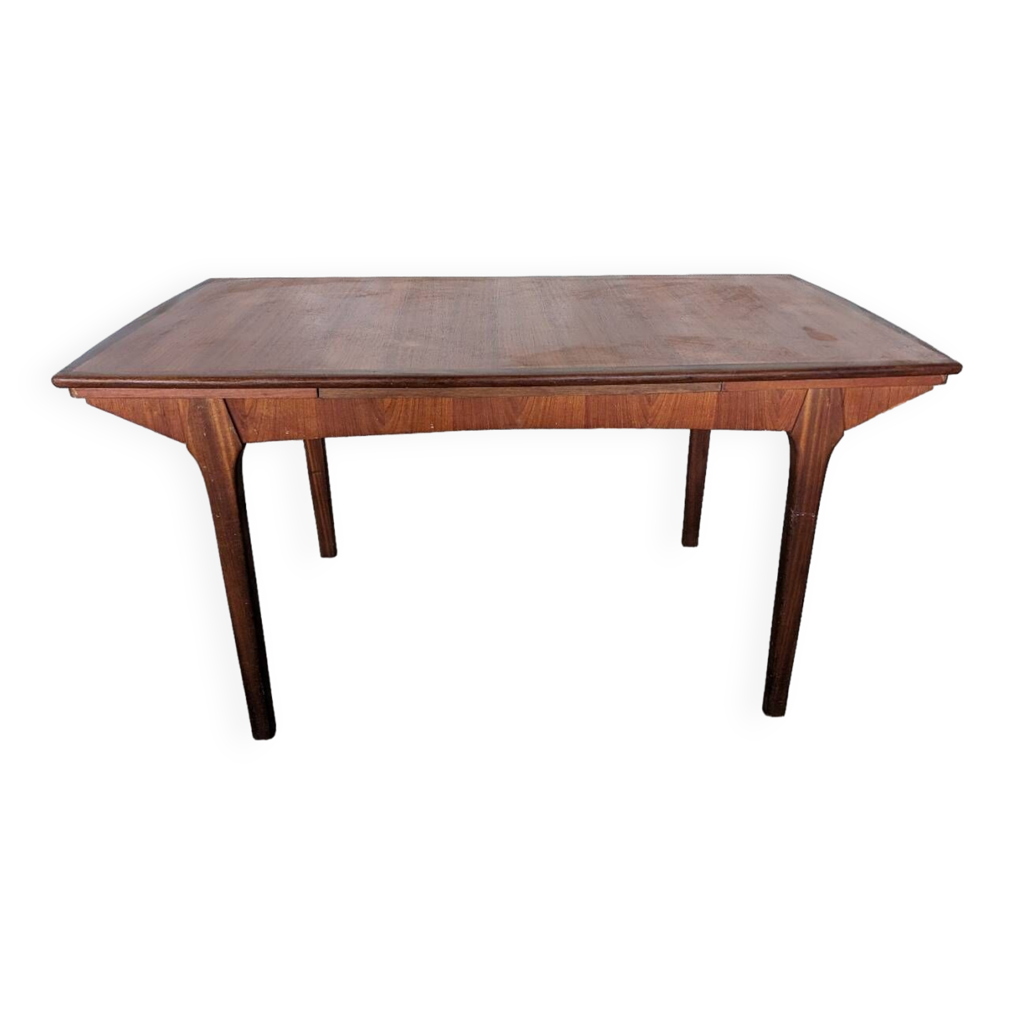Table scandinave vintage avec rallonges