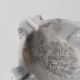 Vintage Mexican marble ashtray from the 1970s, engraved Aztec pattern.