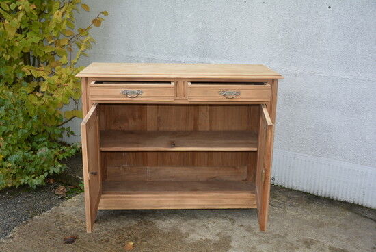 Ancient natural wood buffet