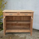 Ancient natural wood buffet