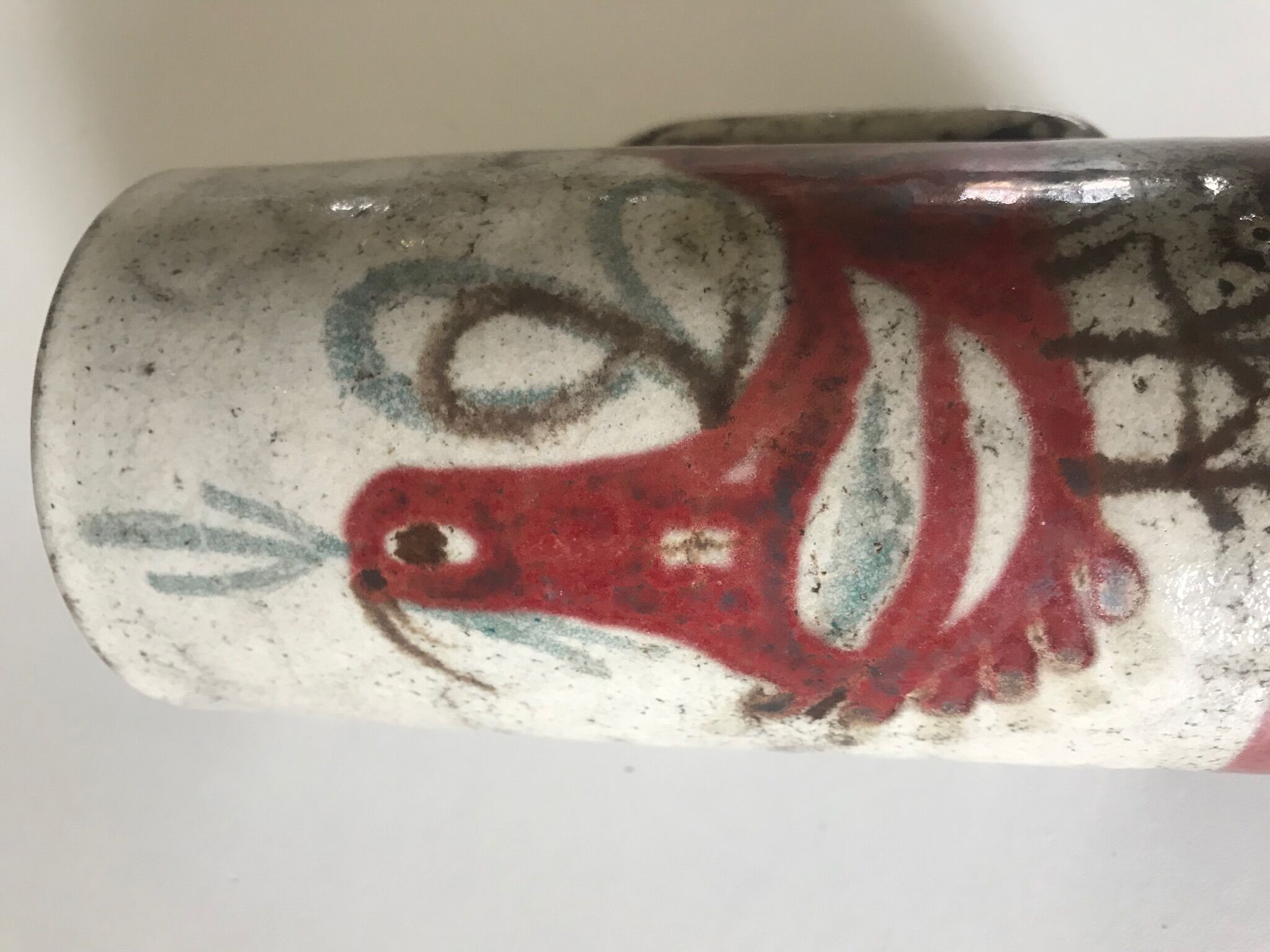 Gustave Reynaud vase the mulberry tree vintage 1960