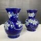 Paire de vases vintage en grès estampillés