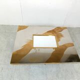Table Basse en Laiton Gravé par Christian Heckscher, 1970s