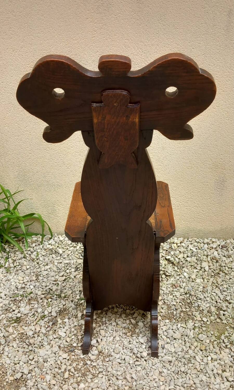 Rare 19th century oak Lorraine chair