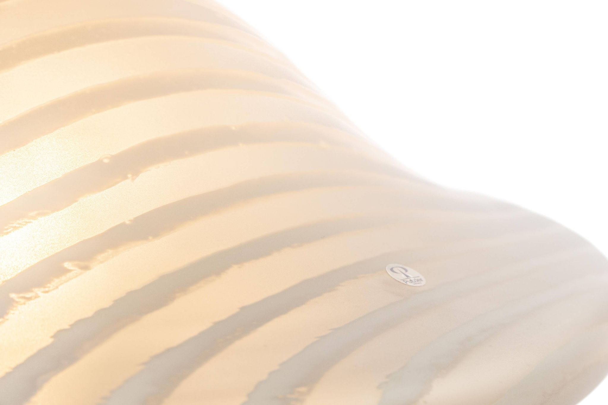 Magnificent glass ceiling light by Peill & Putzler, Germany, 1970s.