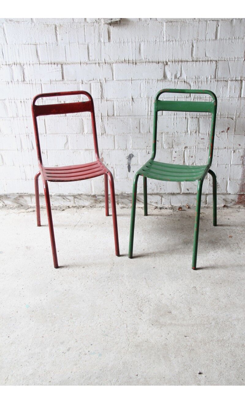 Chaise de bistro en métal