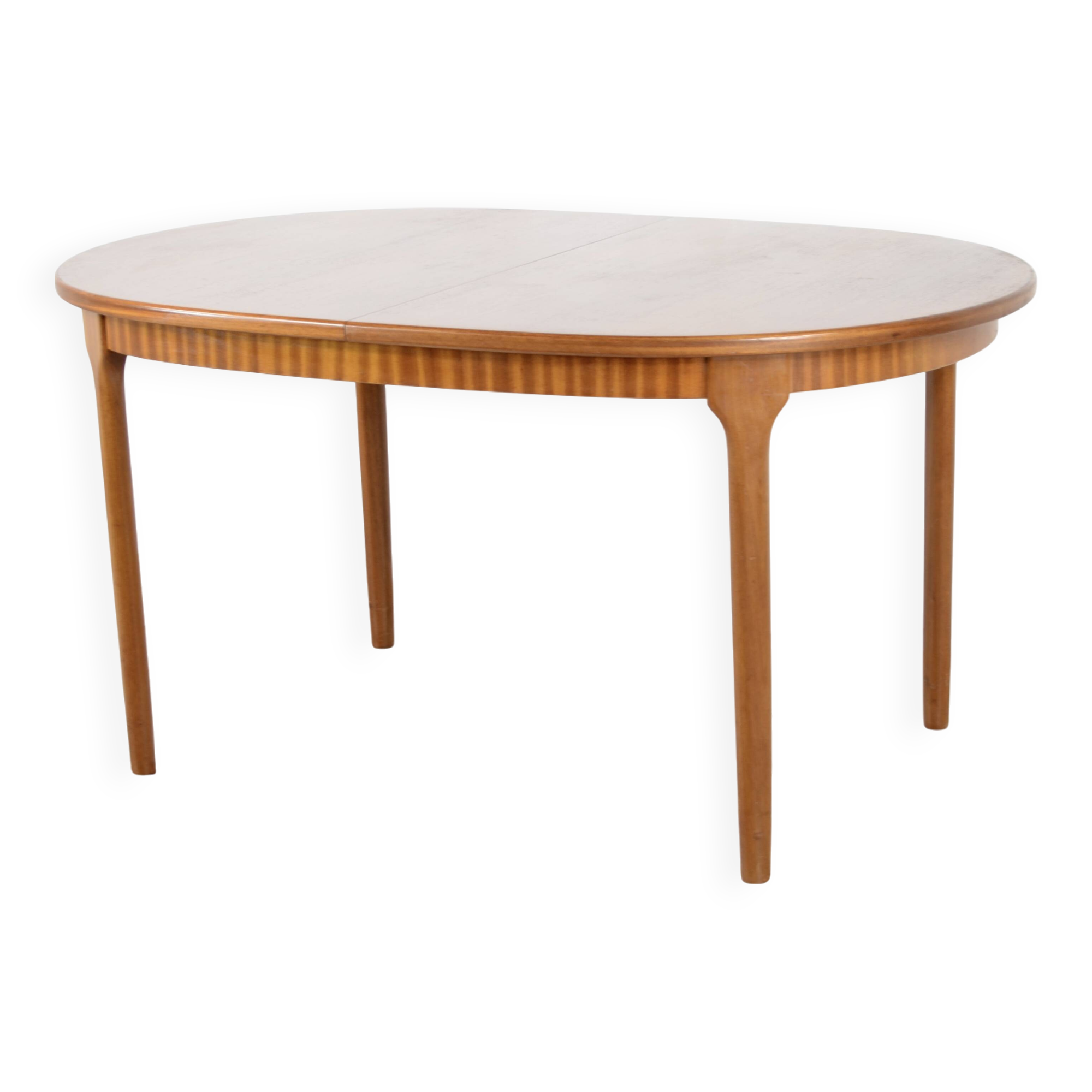 Midcentury Mcintosh oblong teak extending table. vintage modern, Danish