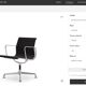 Hopsak swivel office chair Charles & Ray Eames Vitra EA108