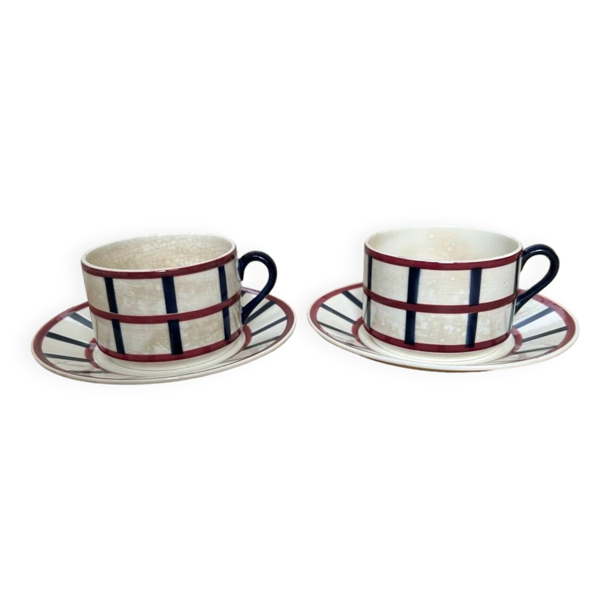 Set of 2 large “Béarn” cups
