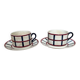 Set of 2 large “Béarn” cups