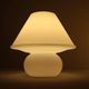 Set of 2 mushroom lamps, opal glass, Glashütte Limburg, Germany, 1970s
