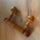 Pop-up Christmas 2022 -Coat rack 2 antique hooks in vintage wood