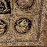 Large Embroidery Kingdom of Siam 19th Century 3m35-1m85