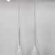 IKEA Klockspel 1980 pair of pendant lights cleaned and functional.