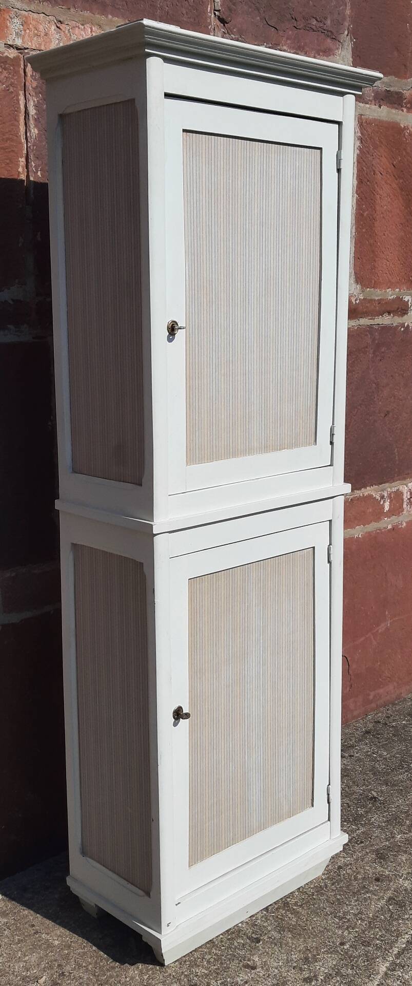 Wooden wardrobe.