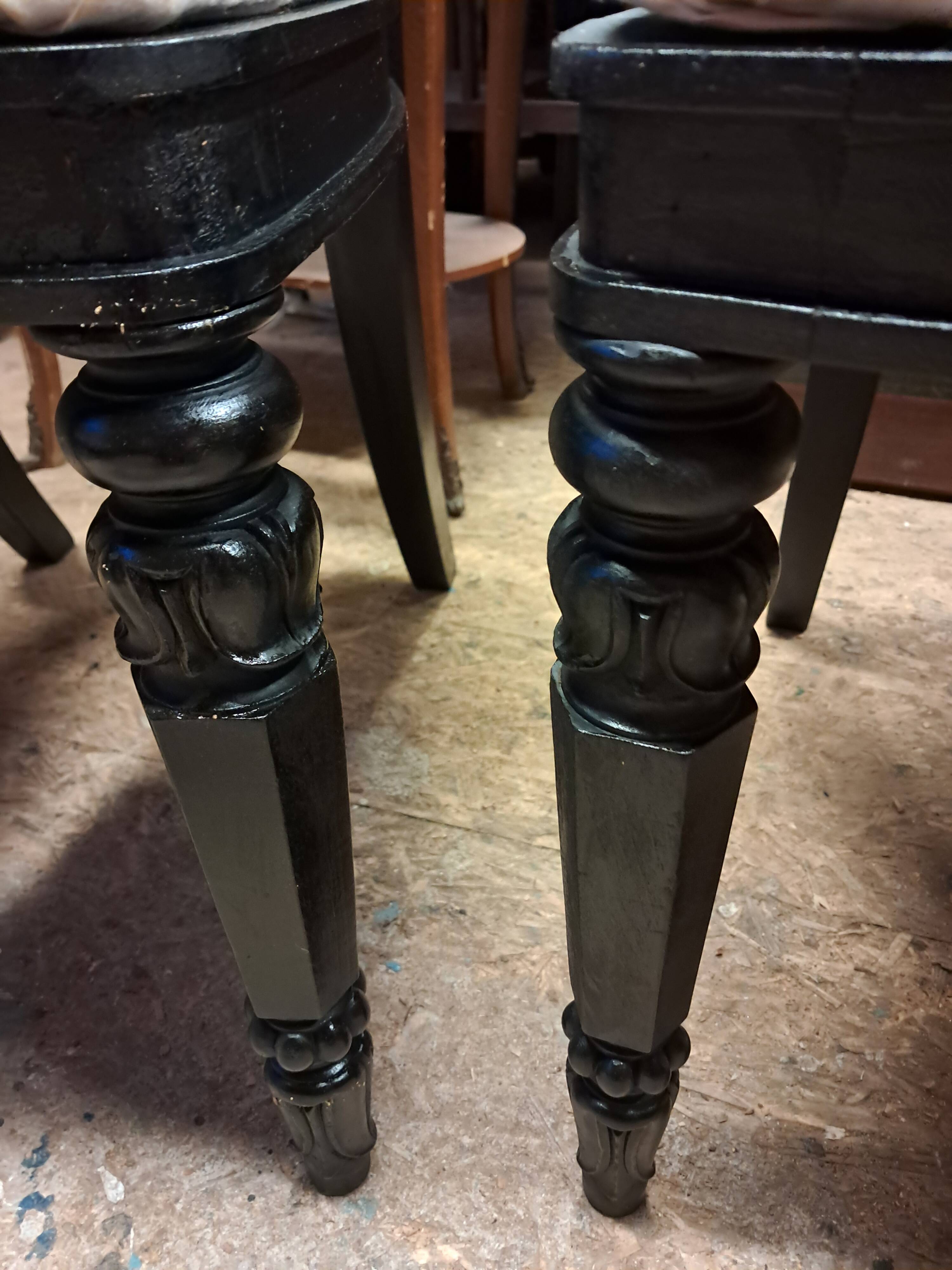 Set of 6 victorian chairs