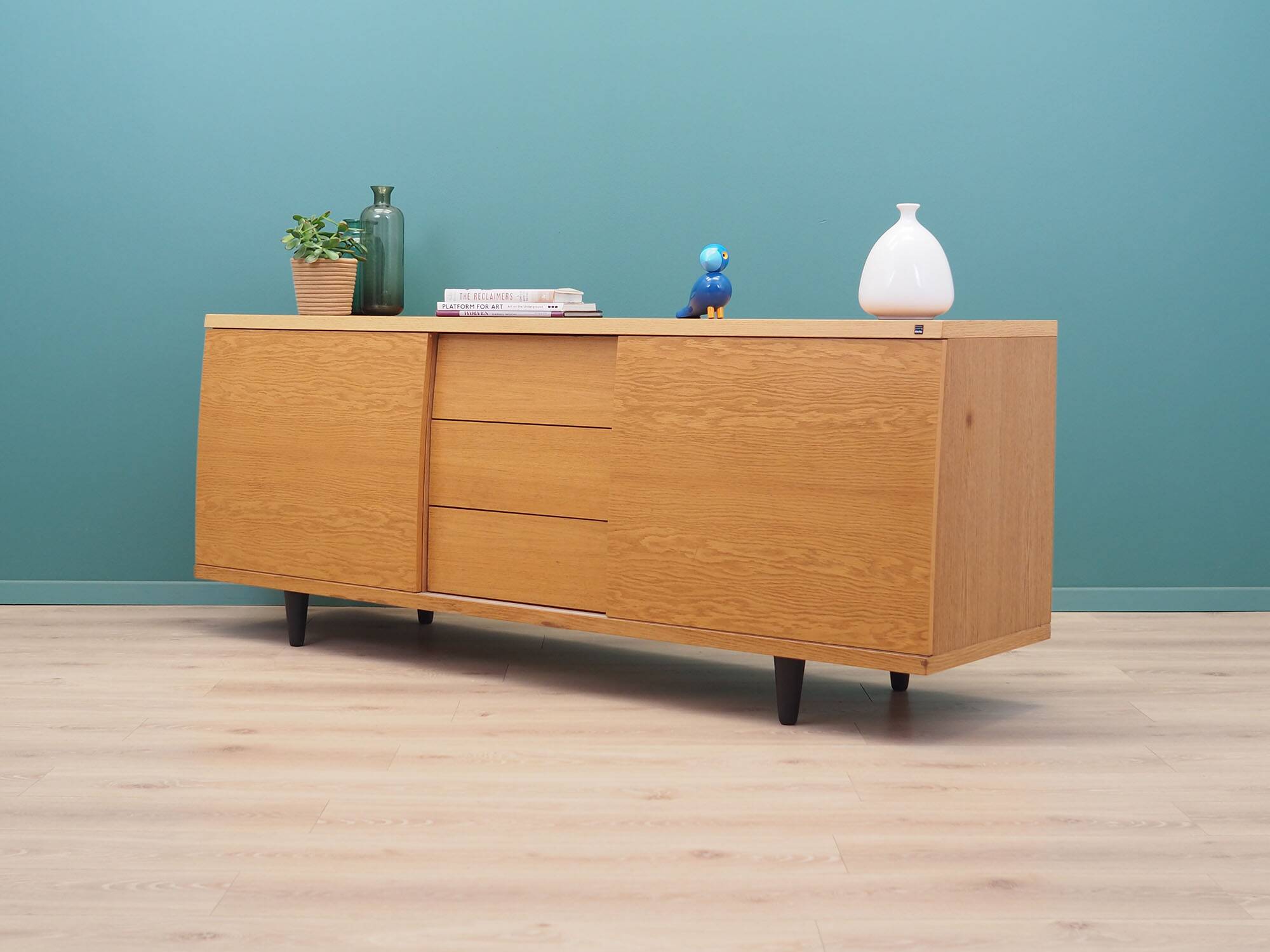Ash sideboard, Danish design, 1990s, manufactured by Skovby
