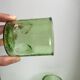 Set of 5 glasses bubbled glass style biot years 60-70