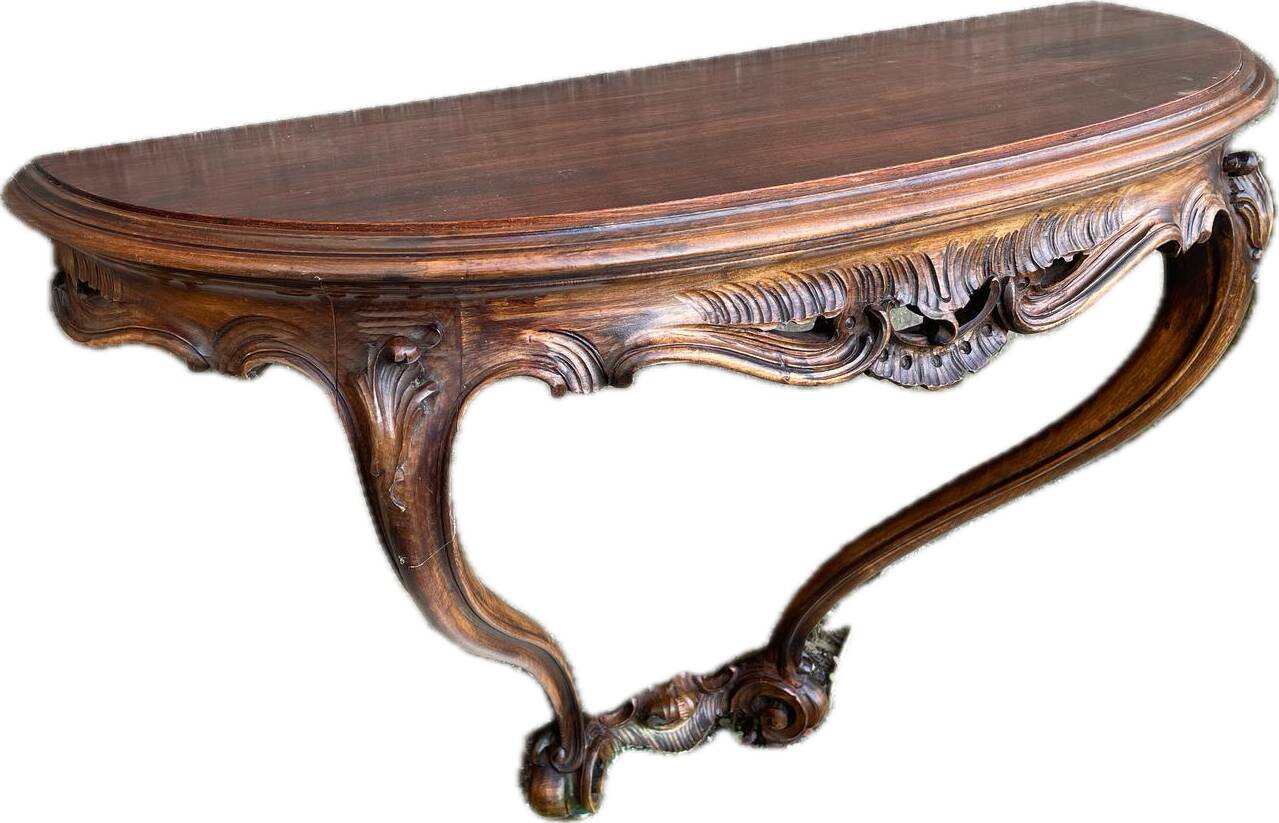 Louis XV Rocaille style console