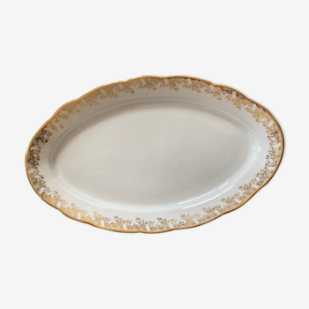 Old oval dish