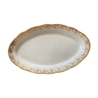 Old oval dish
