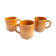 Set of 3 arcopal brown mugs
