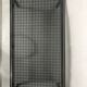 Table basse Pierre Vandel verre motif cannage noir