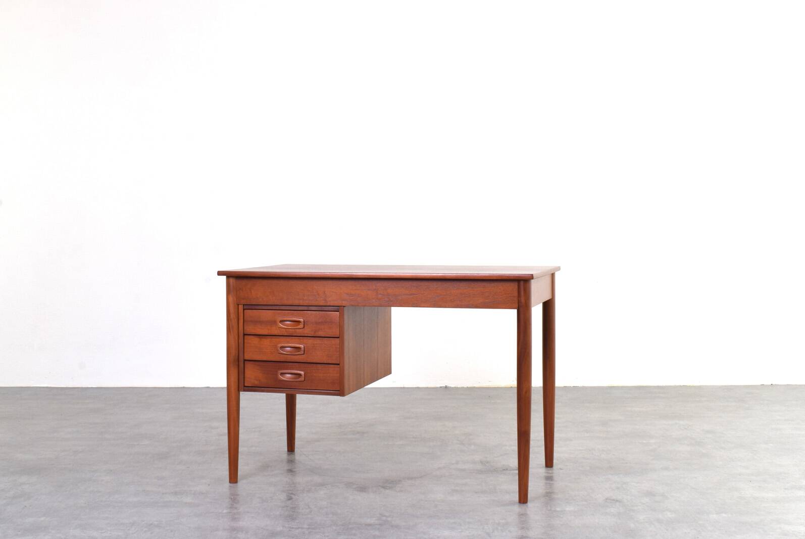 Mid-Century Modern Danish Teak Desk, 1960s