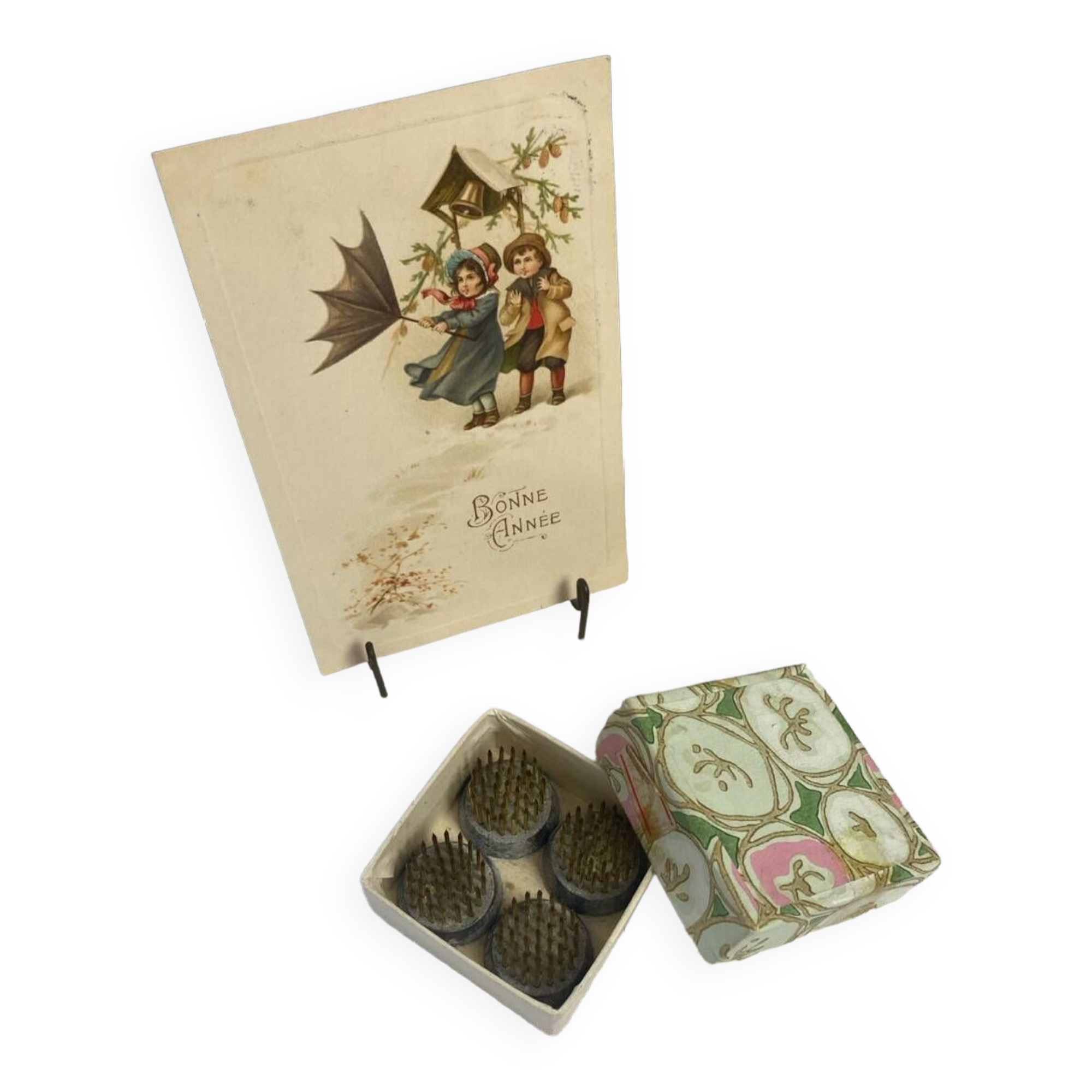 Set of 4 small florist/Ikebana flower picks