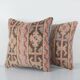 Set of 2 vintage Turkish cushion covers 46x46 cm