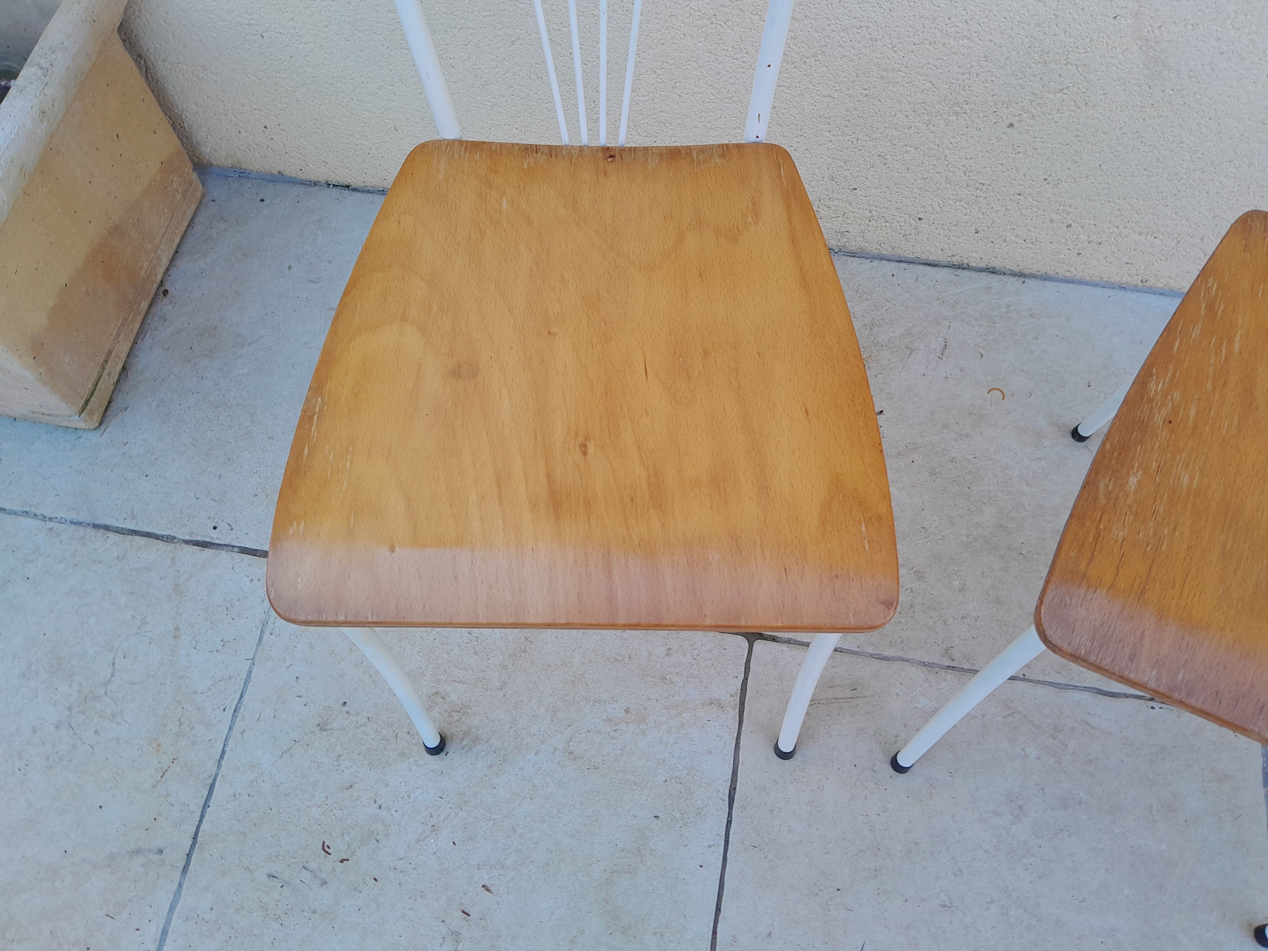 Paire de chaise vintage
