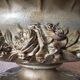 Large antique cast iron planter on a stand, France, circa 1900.