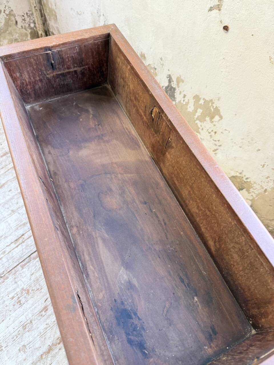 Jardinière années 50 palissandre constructiviste