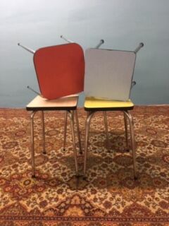 Vintage stools in formica