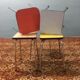 Serie de 5 tabourets vintage en formica