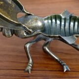 Vintage brass fly ashtray 1970