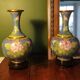 Paire de vase chinois cloisonnés