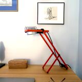 Red lamp model "Sintesi" of tavolo by Ernesto Gismondi for Artemide / Italy 70s