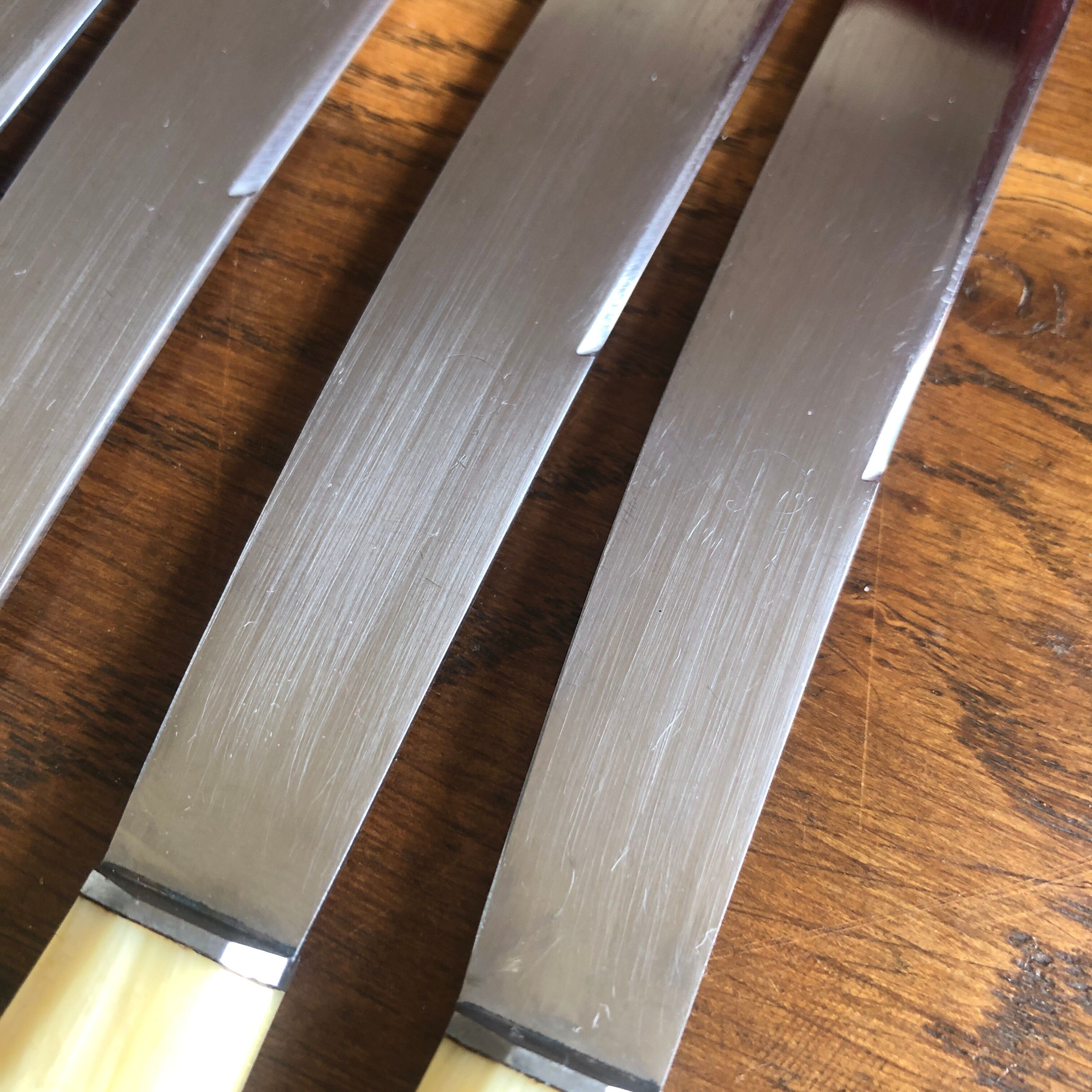 12 art deco knives