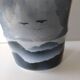 Vase Virebent in porcelain by Claire Debril, 1970s.