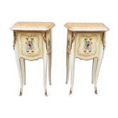Pair of Italian Louis XV-style bedside tables