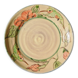 Glazed terracotta plate by Paul Jackson - English ceramist - 1980s/1990s