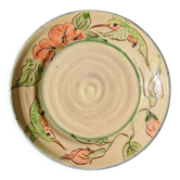 Glazed terracotta plate by Paul Jackson - English ceramist - 1980s/1990s